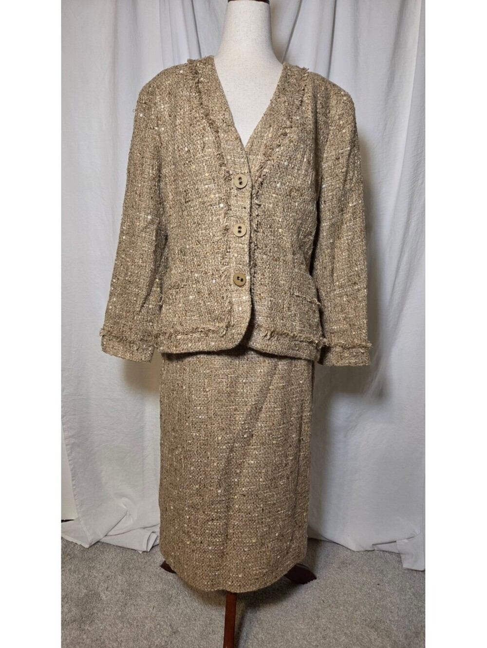 Doncaster vintage skirt suit set blazer size 8 skirt size 10